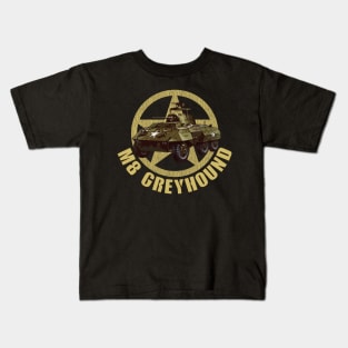 M8 Greyhound WW2 American Armored Car Kids T-Shirt